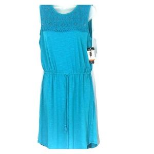 Adrienne Vittadini teal dress
